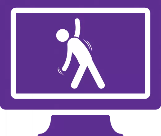 Virtual Fitness Icon
